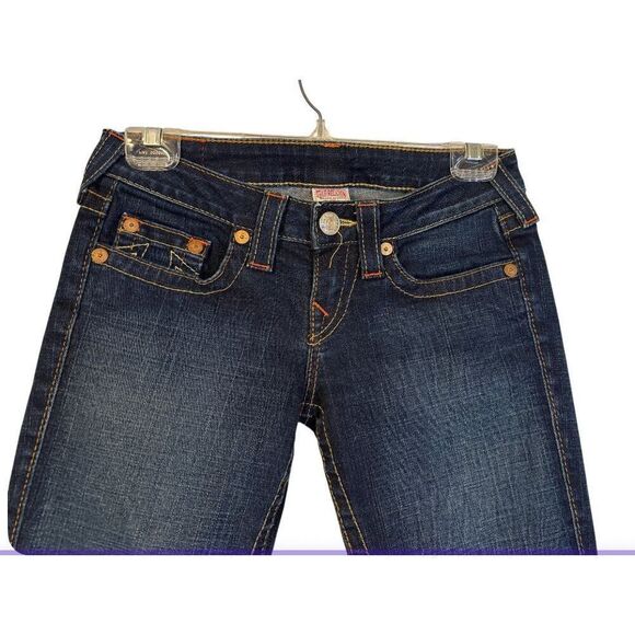 True Religion Jeans Sz. 26 Blue World Tour Johnny Jeans Straight Leg - Picture 7 of 9